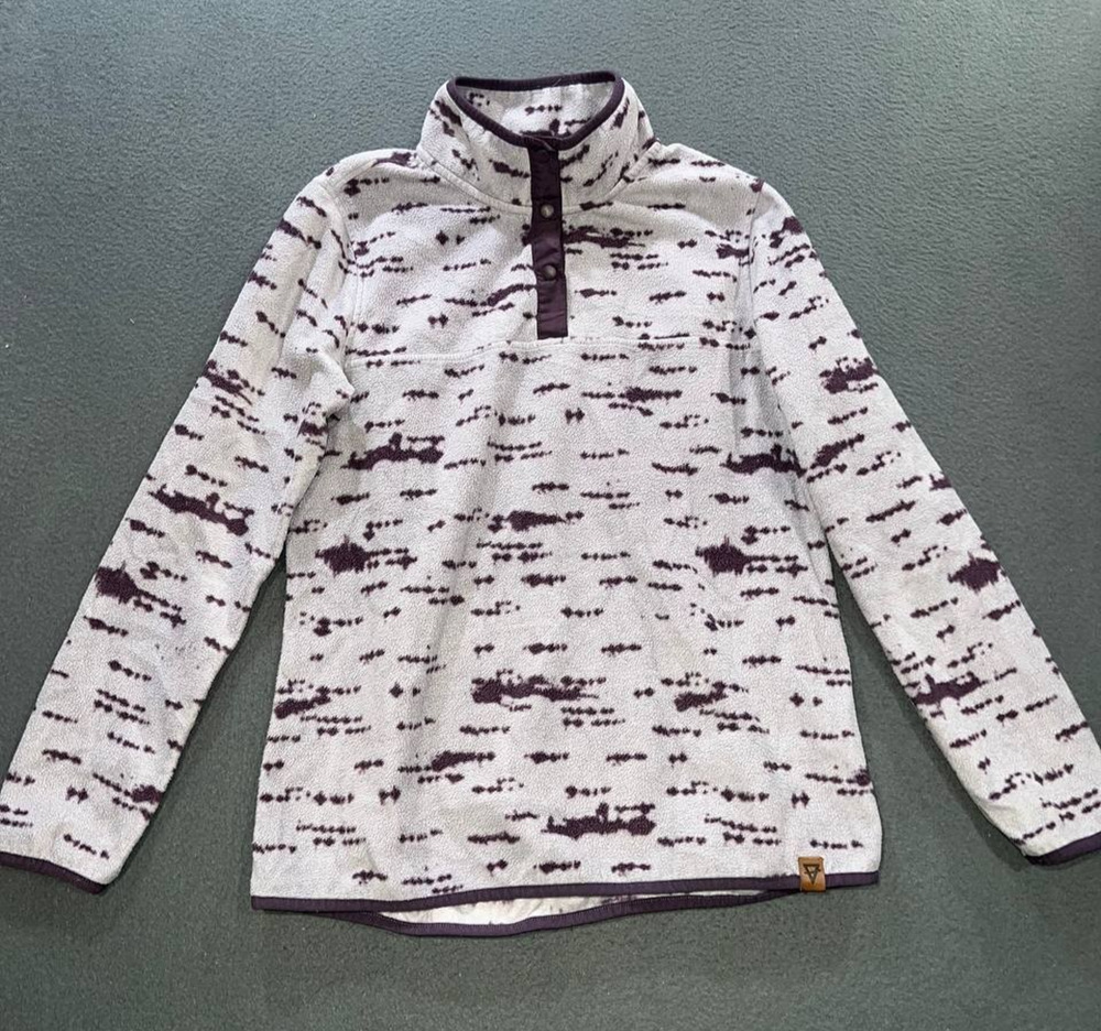 Life Integrity Earth Fleece Pullover Y2K Sweatshirt Size Medium A011013